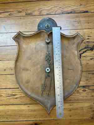 Antique BLACK FOREST WOOD PLATES Whizzing Surrerwerk Cow Tail CLOCK MOVEMENT