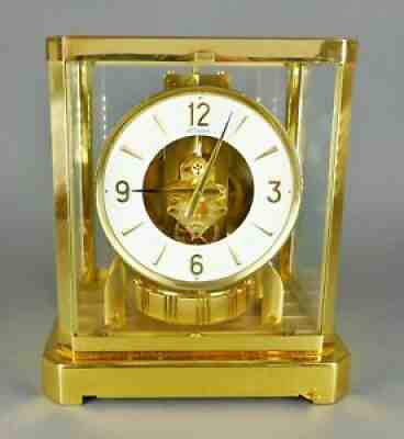 Fine Vtg 1969 Atmos Swiss 528 LeCoultre Perpetual Motion Mantle Clock Running