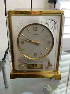Vtge MARINA LE COULTRE ATMOS CLOCK Lucite Chinoiserie Model 526-5 Working Cond