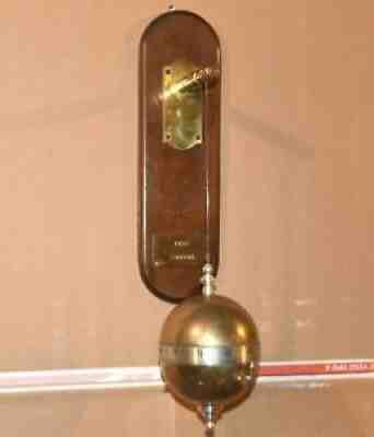 Dent London Annular Ball Form Gravity Clock W/ Bracket ESTATE FIND Runs