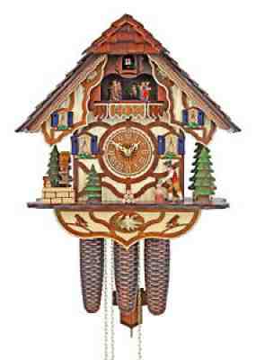 HerrZeit by Adolf Herr Cuckoo Clock - The Busy Wood Chopper AH 533/1 8TMT NEW