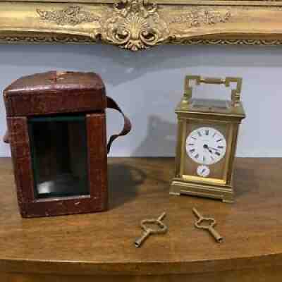 RARE Repeater Carriage Clock by Drocourt - Retailed By Rand & Crane (Boston)