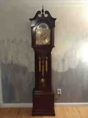 1930 REVERE "HANOVER" GRANDFATHER CLOCK. Video