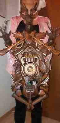 musical cuckoo clock black forest with carusel and 2 melodie 8 day clock top