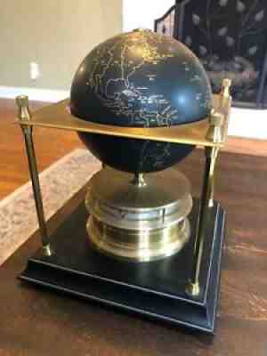 1979 Royal Geographical Society World Clock Imhof of Switzerland WORKING