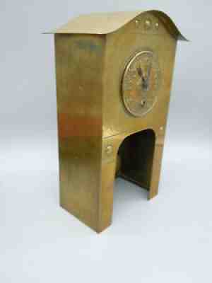 JUGENDSTIL ARTS & CRAFTS CLOCK RARE H.A.C. HAMBURG AMERICAN CLOCK Co. G.W.O.RARE