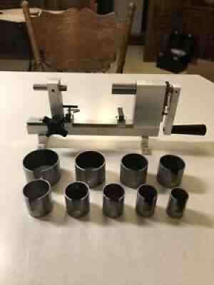 Ollie Baker Mainspring Winder with Complete Set of Sleeves for Clock Repair