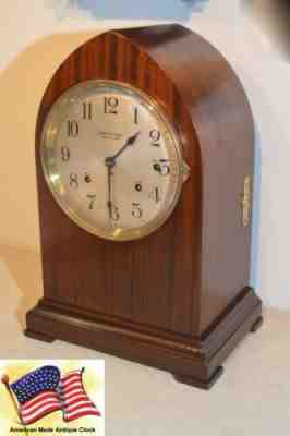 VALUE PRICED RESTORED MAHOGANY SETH THOMAS 8 DEEP TONED BELLS SONORA 216-1914