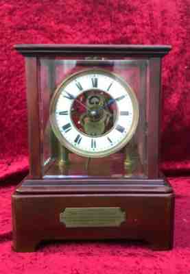ANTIQUE FOUR GLASS EUREKA CLOCK circa 1909