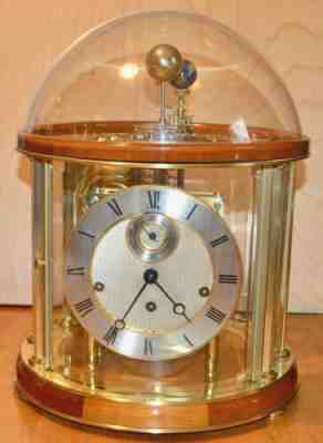 Linden Hermle Tellurium I Mechanical 8 Day Westminster Chime Bell Mantel Clock