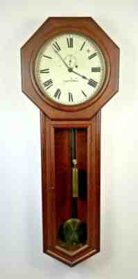 SETH THOMAS REGULATOR NO 18 ~ WALL CLOCK ~ RUNNING ~ NO RESERVE~ FREE PICKUP