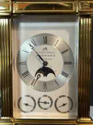 Vintage Carriage Clock Matthew Norman Moon Phase