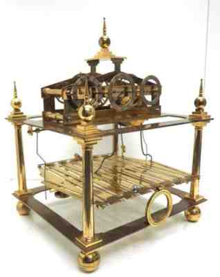 Rare English Antique Congreve Clock - Early Antique English Rolling Ball Clock
