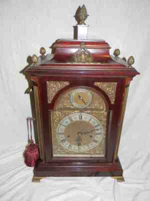 antique Furtwangler & Sohne bracket clock 8 Bells Germany
