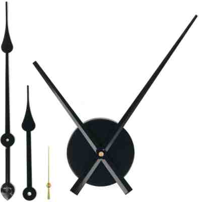 EMOON 2 Pair Hands 3D Clock Movement DIY Large Wall Clock Quartz Clock Mechanism