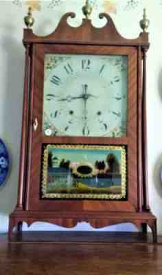 Eli Terry and Son Pillar and Scroll Clock
