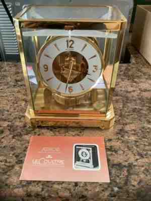 Jaeger LeCoultre Atmos Mantle Clock 528-8 NEVER USED - NEW CONDITION - 1960-1974