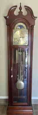 Ridgeway Grandfather Clock, Moon And Star Constellation, Triple Chime 81 Inch