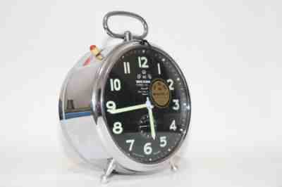 New Rare Vintage Alarm Clock WeHrle Three In One Western Germany Super Condition