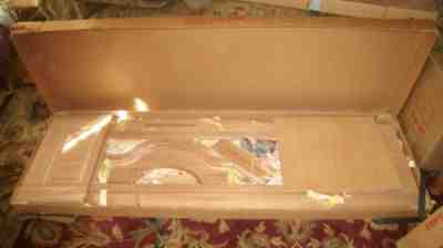 Emperor Model 450K Cherry Grandfather Clock Kit, Moon Dial Movement, Lyre Pend