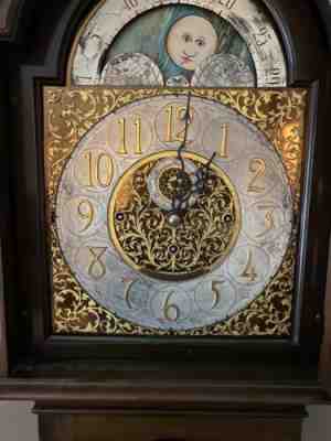 COLONIAL MFG. CO. MODEL 1234 5 TUBE WESTMINSTER CHIME GRANDFATHER CLOCK