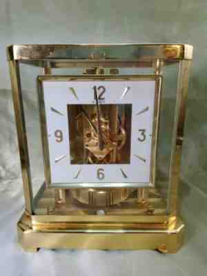 Jaeger LeCoultre Atmos Clock Swiss Made 15 Jewels Serial Number 286085 WORKS