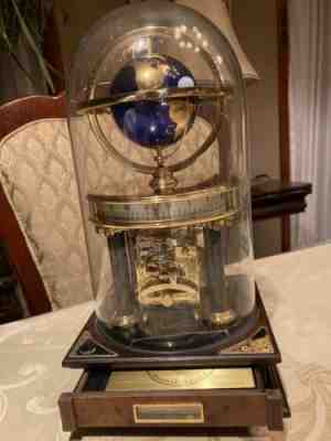 VTG ROYAL GEOGRAPHICAL SOCIETY FRANKLIN MINT MILLENNIUM CLOCK WORLD GLOBE MANTEL