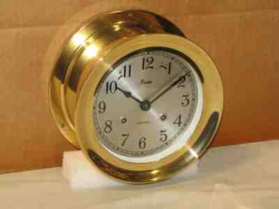 CHELSEA SHIPS BELL CLOCK~BOSTON MODEL~6" DIAL~1988~NEAR M INT