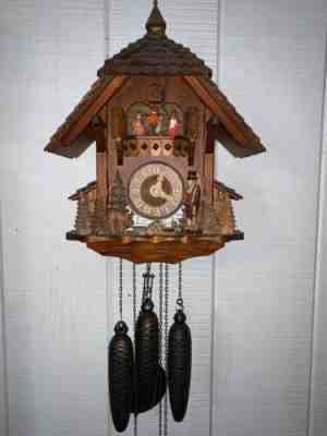 Romance Swiss made by Ruege Musical Movement Cuckoo Clock Watch Video!