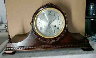 1920s Herschede Mantel Clock With Canterbury And Westminster Chimes.