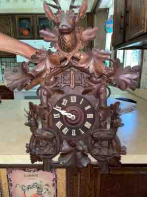 Vintage German Cuckoo Clock UNIQUE!