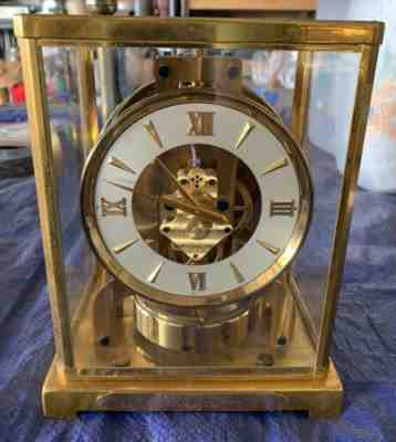 Vintage 1957 Swiss LeCoultre Atmos Presentation Mantle Clock Caliber 526-5