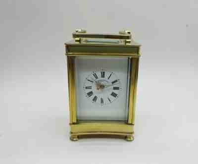 Antique Early 20 Century Gold plated Vacheron Constantin Carriage Clock
