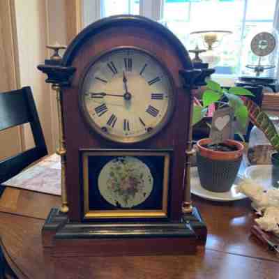 ANTIQUE SETH THOMAS CINCINNATI CITY SERIES MANTLE CHIME CLOCK