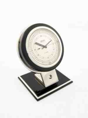 Jaeger (LeCoultre) Birthday table desk clock with 8 day movement from the 30ies