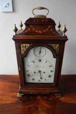 George III Verge Twin Fusee repeater Bracket Clock By J Brockbanks London 1777