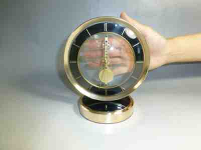 RARE VINTAGE JAEGER LECOULTRE SKELETON BAGUETTE TYPE MOVEMENT 8 DAY CLOCK