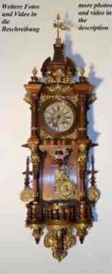 110cm LENZKIRCH SEAFRICA Cantilever Wall Clock Ball Clock-Great Bronze 22185