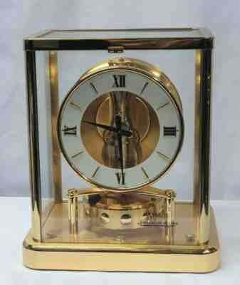 RARE 1988 Jaeger LeCoultre Atmos Clock 540 13 Jewels ROMAN NUMERALS