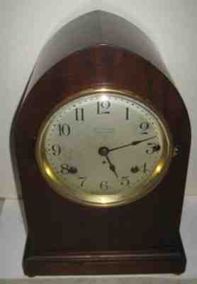Antique Seth Thomas Westminster & Whittington 8 Bell Sonora Chime Clock Working