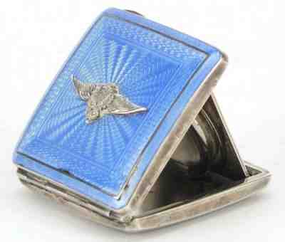 JE CALDWELL SWISS CHEVRON DESK CLOCK + GRIEVES LTD RAF WATCH RESERVED FOR JASON
