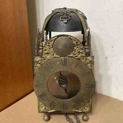 Antique William Davison 1692 English Lantern Clock Parts