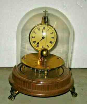 Fine Briggs Rotary Pendulum Flying Ball Mystery Clock U/Glass Working Horolovar