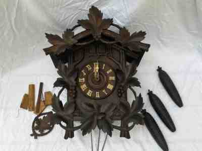 Huge Black Forest Two Door Cuckoo Clock - Gebrunder Kuner