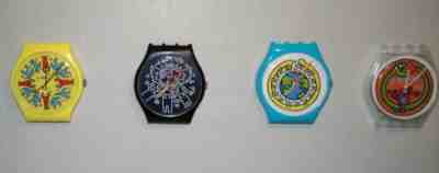 SWATCH WALL CLOCKS Dan Komar Limited Edition Collection.