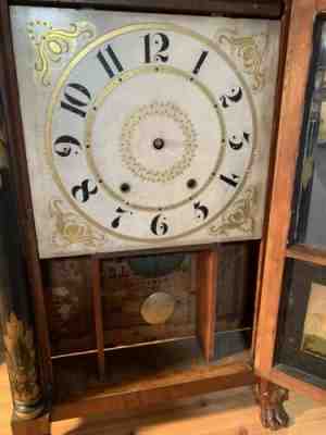 Seth Thomas Stenciled Transition shelf clock
