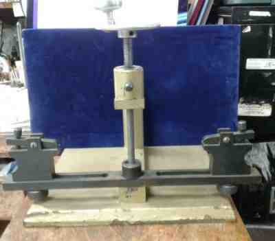 INDUSTRIAL SIZE BUSHING MACHINE ,drill press/bench mounted, USED FOR CLOCK REP.