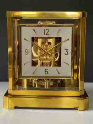 Jaeger LeCoultre Atmos Clock 528-6 Square Dial â?? Fully Serviced by JLC