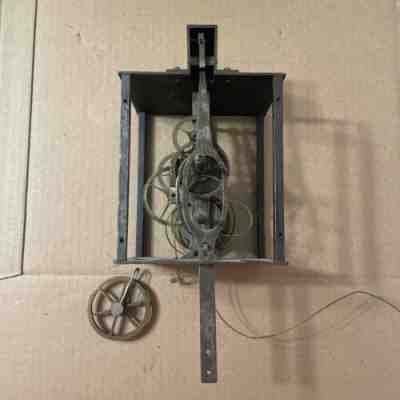 Antique Pinwheel Escapement Jewelers Regulator Clock Movement Parts
