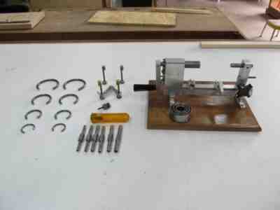 Ollie Baker Clock Mainspring Winder with Let Down Tool and Clamps